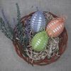 Set of 4 crochet patterns. Crochet pattern Easter basket for egg. Easter decoration. Cover crochet Easter for eggs DIY.