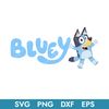 Bluey Dog Logo in svg, transparent png, dxf and eps formats ready for download