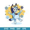 Bluey Dog Svg, Bluey Brother Svg instant Download