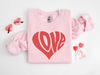 Love Heart Sweatshirt, Lover Valentines Sweater, Valentines Day Hoodie, Cute Valentine Gift Shirt, Valentine Lover Gift, Lover, Love Sweater.jpg