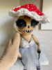 Creepy doll . Halloween doll . Halloween home decor . Mushroom doll .