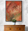 Abstraction-brush-red-interior-painting