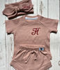 Dusty Pink custom shirt baby girl coming home outfit Gender neutral baby clothes Baby shower gift Personalised gifts.JPG