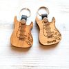 guitar pick keychain