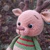 Stuffed deer toy for Christmas gift handmade.jpg