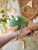 Stuffed green lizard plush toy for friend gift.jpg