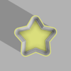 Star One-piece Bath Bomb Mold STL File