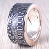 Dollar coin ring