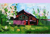 barn painting small home original art -15.jpg