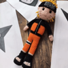 Naruto doll, Crochet Naruto toy, Amigurumi Anime doll