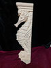 Seahorse wall Bracket Large  Corbel Nautical style Wood Shelf Bracket, fireplace surround1.jpg