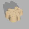 Teddy bear Bath Bomb 3d printing File