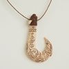 Maui fish hook necklace - Moana costume party 4.JPG