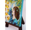 Asian Woman Painting Persimmon Original Art Chinese Artwork Kitchen Wall Art Oil Canvas.jpg