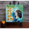 Asian Woman Painting Persimmon Original Art Chinese Artwork Kitchen Wall Art Oil Canvas_6.jpg