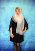 Warm white big scarf,Russian Orenburg shawl,Hand knit wool wrap,Goat down stole,Bridal cover up,Pashmina,Kerchief,Cape.JPG