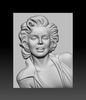 monroe-portrait-3dmodel-cnc-machine