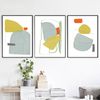 three modern abstract posters in beige tones that can be downloaded and hung on the wall 3