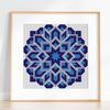 geometric cross stitch pattern