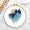 Blue-landcape-cross-stitch-pattern-Digital-PDF(2).png