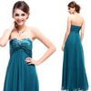 Elegant chiffon green long sleeveless dress, summer formal maxi dress.jpg