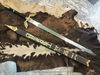 CUSTOM Hand Forged Stainless Steel The LEGEND of ZELDA Full Tang Skyward Link's Master Sword with Scabbard-Costume Armor