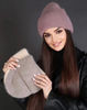 angora hat fluffy wool beige brown Knitted .jpeg