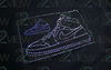 nike air force sneakers shoe machine embroidery designs one line