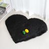 heartshapedarearugplushfauxfurcarpetforlivingroombedroomhomedecorblack.png