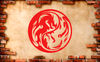 Dragon Yin Yang Sticker