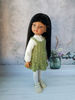 Paola Reina doll clothes, 12 inch doll outfit, Sundress and blouse for dolls, Knitted doll clothes, Paola Reina outfit