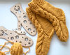 Women knitted woolen socks