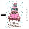 christmas-truck-retro-pink-car-clipart-christmas-card-design .jpg