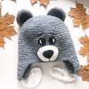 Hat baby winter knitted