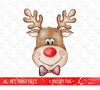 Christmas Reindeer Boy Sublimation PNG Watercolor Reindeer Clipart.jpg