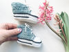 Baby booties, kids knitted socks