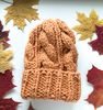 knitted women's hat