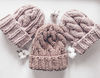 knitted women's hat