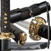 Handmade Samurai Sword, Tang Carbon Steel Sword, Damascus Steel Sword, Forged Samurai Sword.jpg