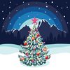 Fir tree in forest decorated for Christmas.jpg