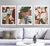 3 bright modern abstract posters