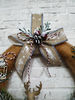 Christmas Interior wreath on the door/Winter wreath/Wreath with deer/Christmas decor/A wreath on the wall/Vintage Wreath