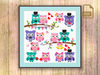 Wedding Owls Cross Stitch Pattern, Wedding Owls Pattern, Wedding Cross Stitch Pattern, Wedding Gift, Wedding Home Decoration #owl_008