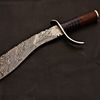 Handmade Damascus Steel Kukri Knife Hand Forged  Handmade Leather Sheath.jpg