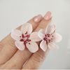 floral earrings