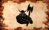 Viking Sticker Warrior Ancient Viking Symbols Weapons Great And Strong