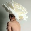 1 Ivory Rose Hat Women's day Kentucky Derby.jpg