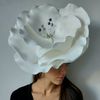 White derby hat Foam roses Ivory.jpeg