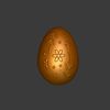 Egg STL file for vacuum forming and 3D printing