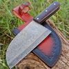 Morningstar Full Tang Damascus Steel Dagger Hand Forged Collectible Ritual Kn.jpg